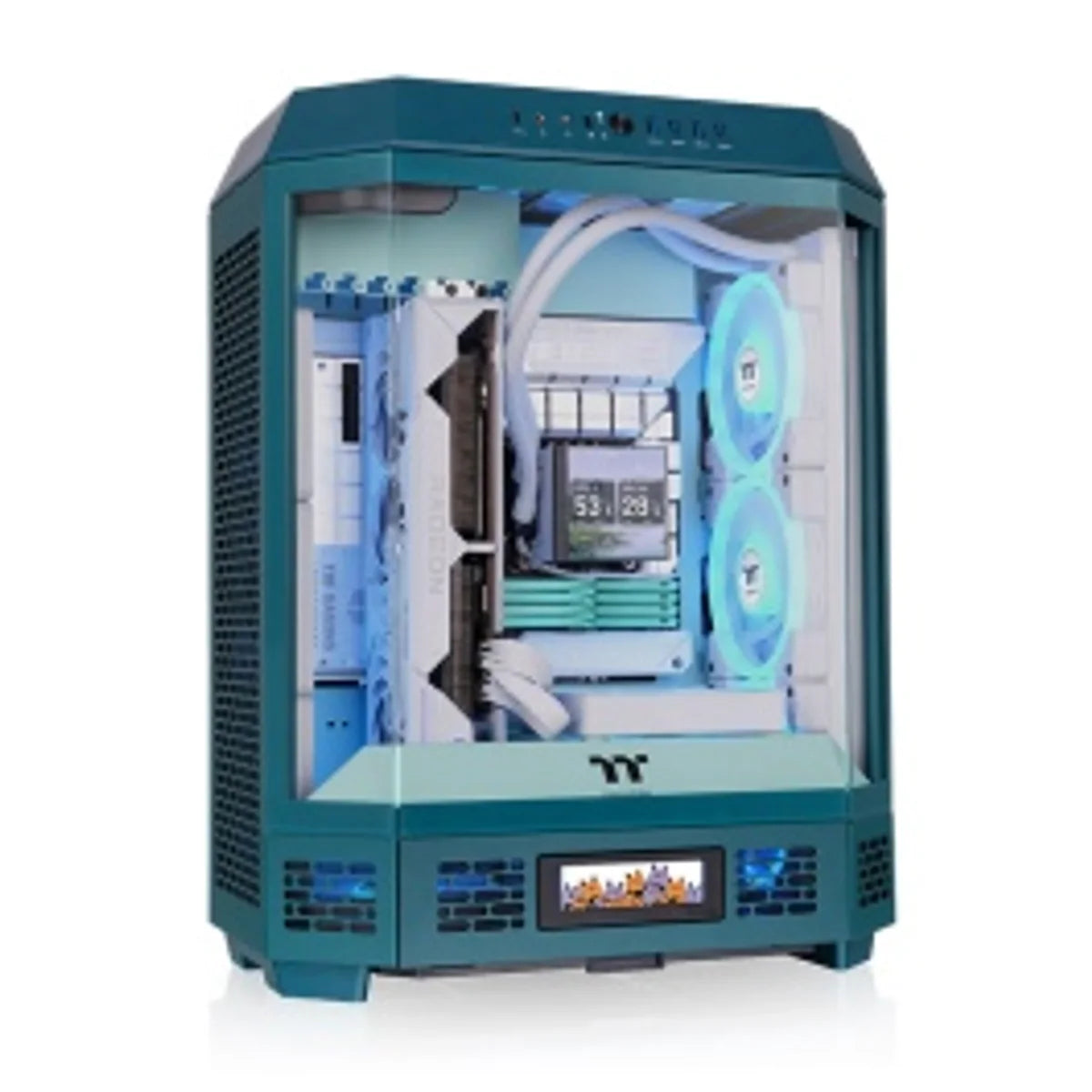 Thermaltake The Tower 600 Transformative Teal — vue principale