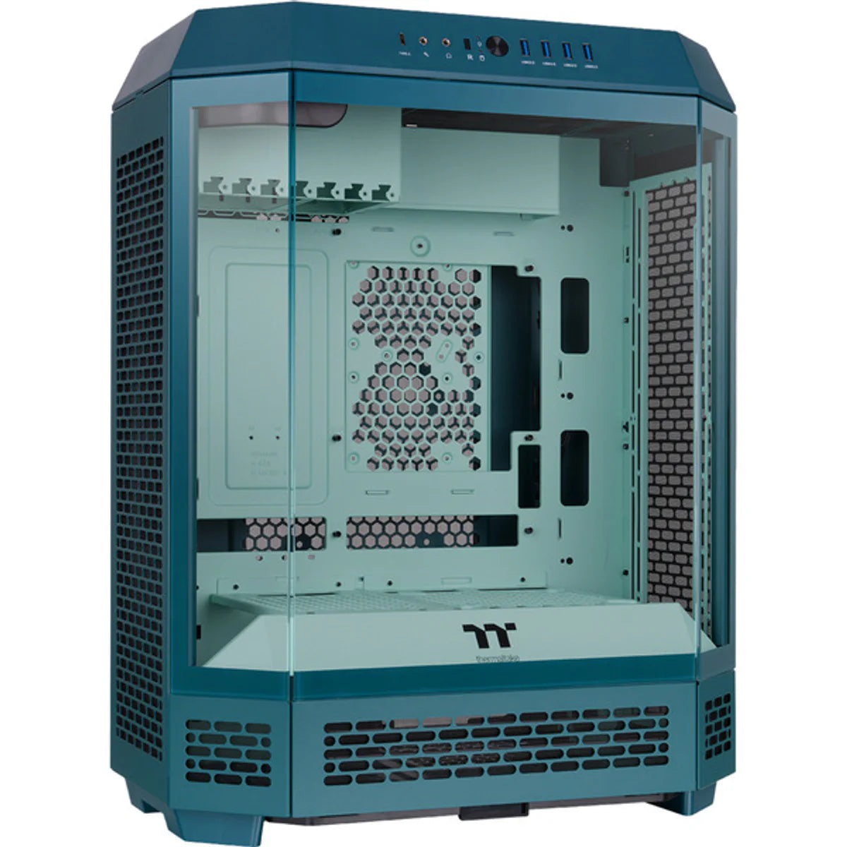 Thermaltake The Tower 600 Transformative Teal — vue 2