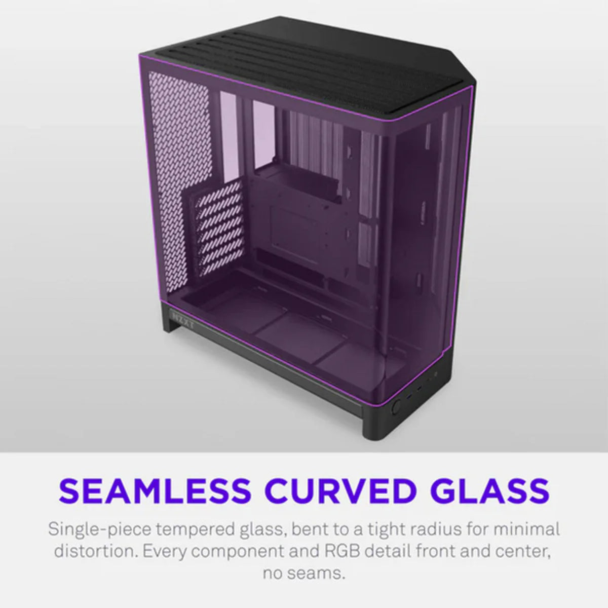 NZXT H6 2026 Moyen Tour Airflow fenêtre en verre — Noir — vue 5
