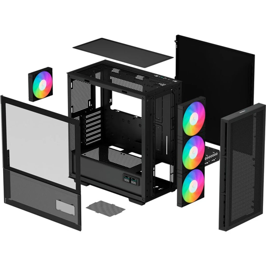 DeepCool CH560 Digital Noir verre trempé — vue 13