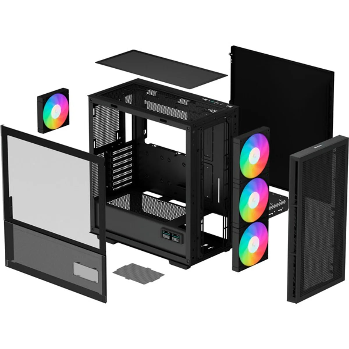 DeepCool CH560 Digital Noir verre trempé — vue 13
