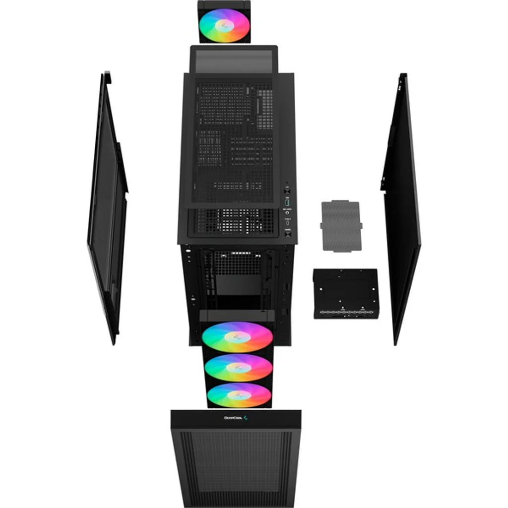 DeepCool CH560 Digital Noir verre trempé — vue 14