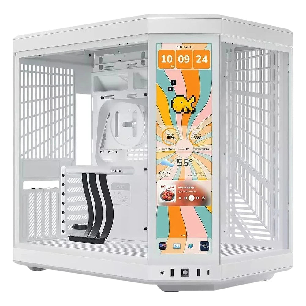 Hyte Y70 Touch Infinite - Blanc — vue principale