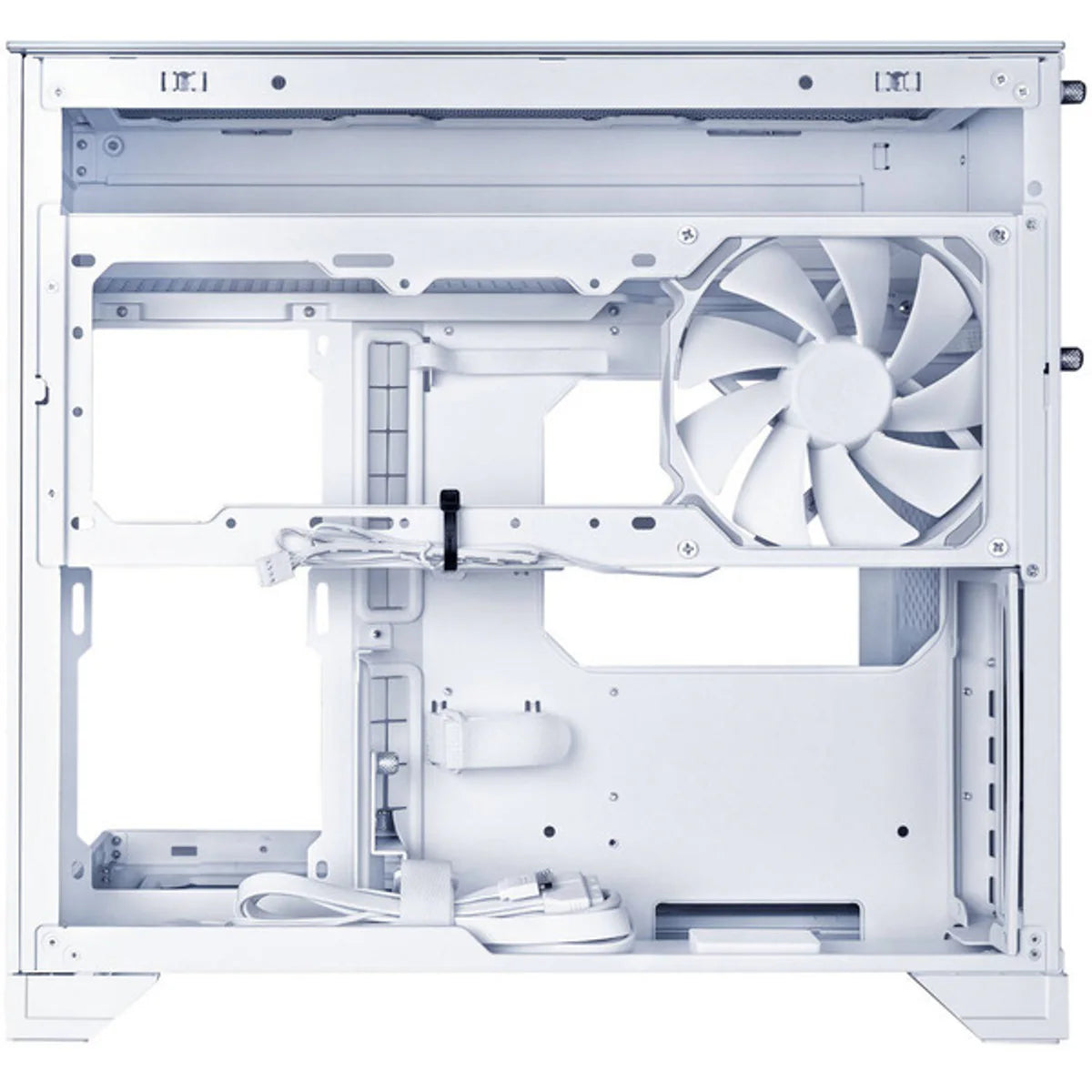 Lian Li O11 Vision-M Micro-ATX, verre trempé - Blanc — vue 7