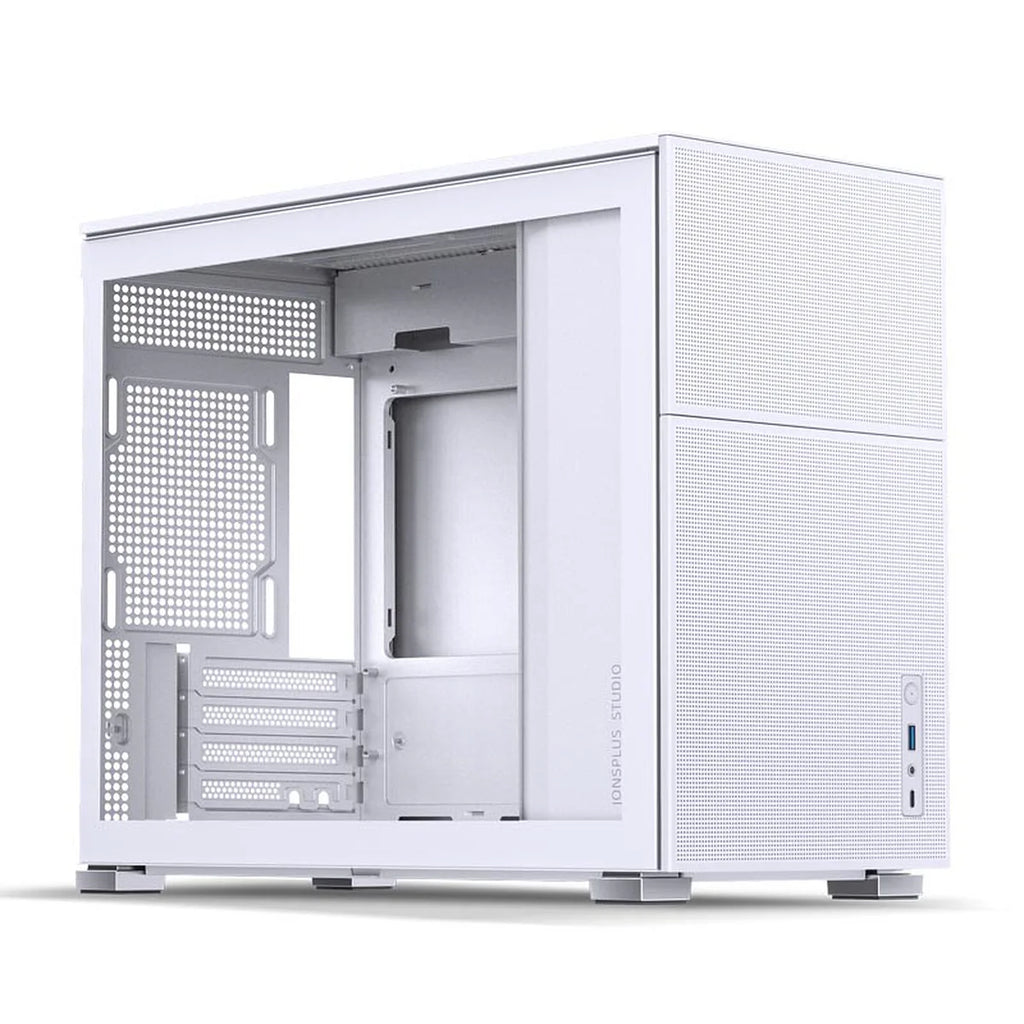Jonsbo D31 MESH Micro-ATX, verre trempé - Blanc — vue principale