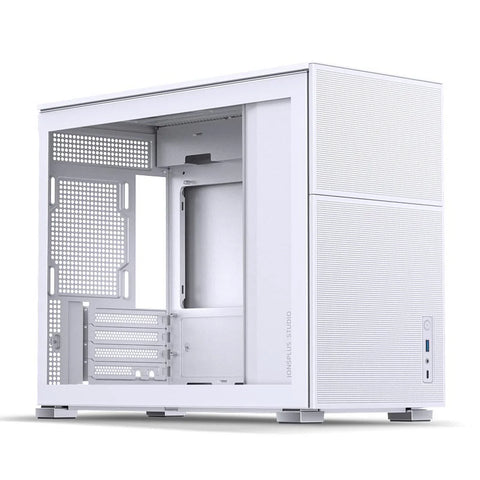 Jonsbo D31 MESH Micro-ATX, verre trempé - Blanc — vue principale
