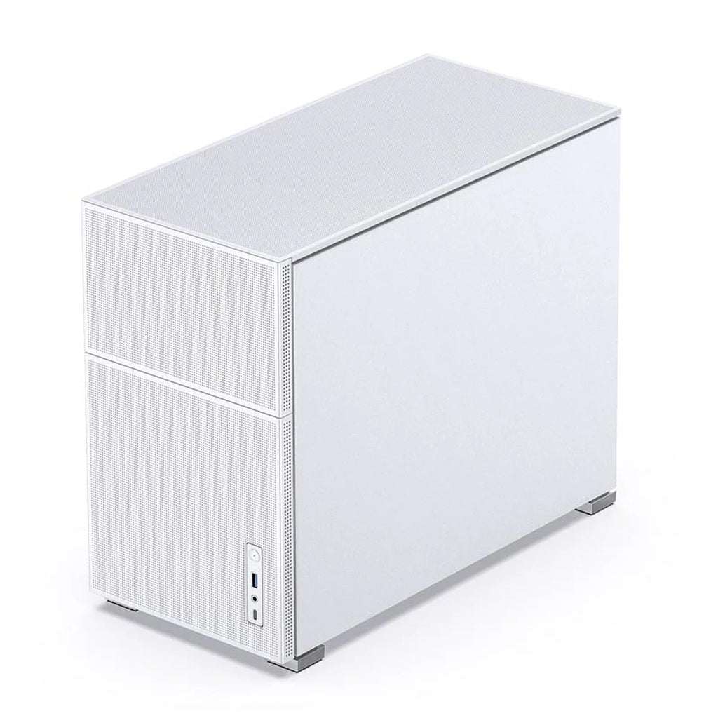 Jonsbo D31 MESH Micro-ATX, verre trempé - Blanc — vue 3