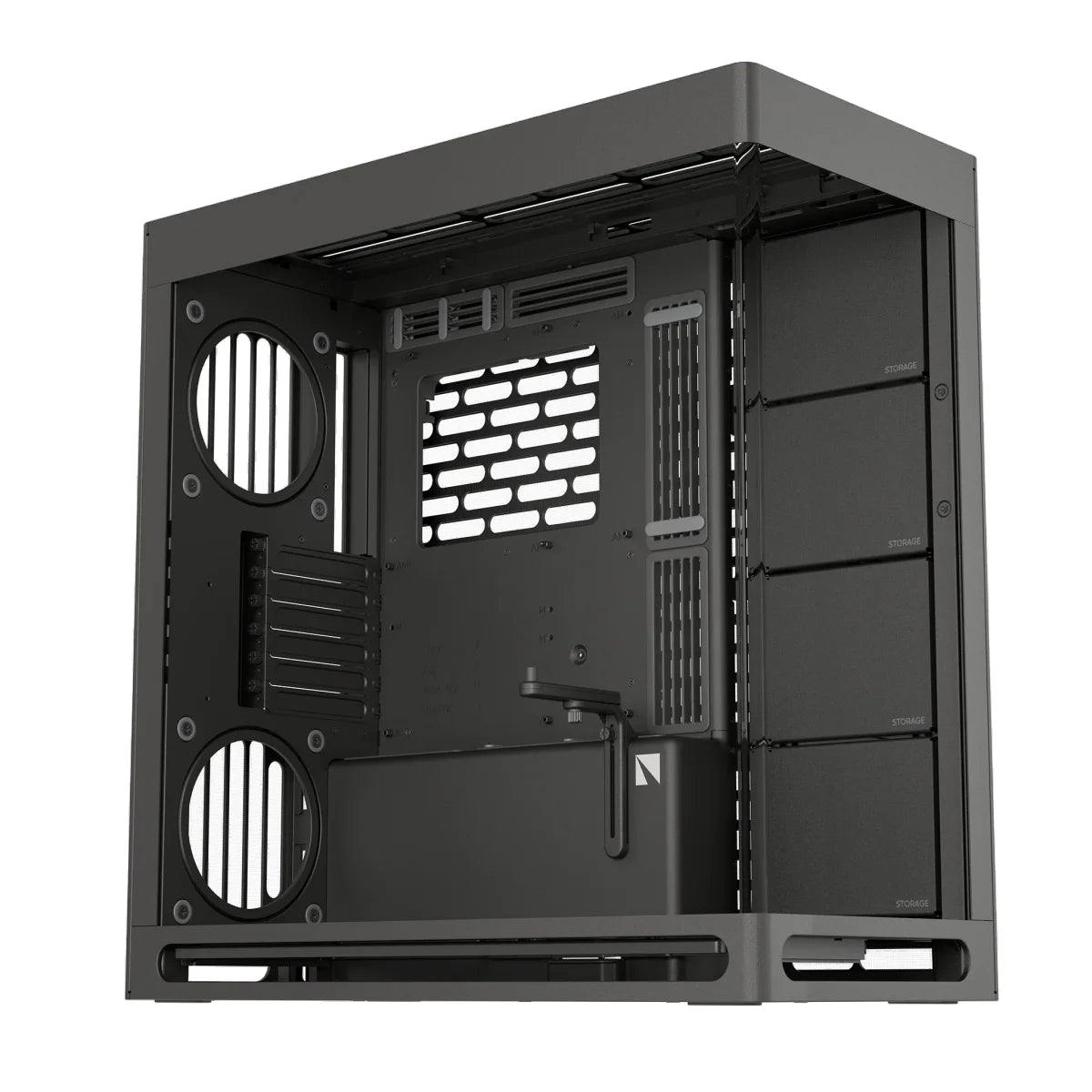 HAVN HS 420 Moyen Tour, E-ATX, verre trempé - Blanc — vue principale