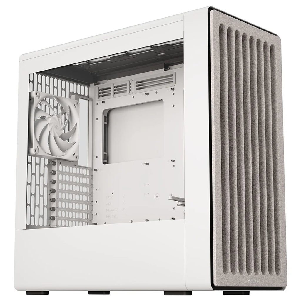 HAVN BF 360 Flow Moyen Tour, E-ATX, verre trempé - Blanc — vue 2