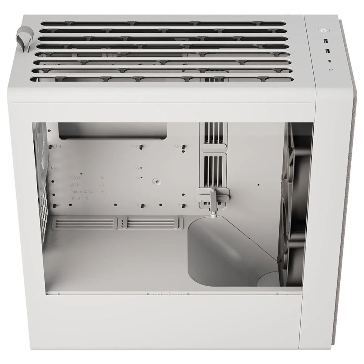 HAVN BF 360 Flow Moyen Tour, E-ATX, verre trempé - Blanc — vue 4