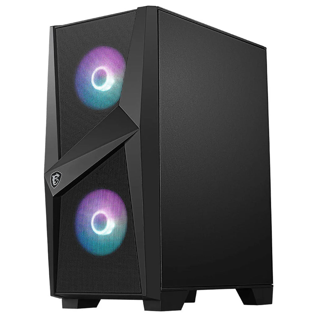 MSI MAG FORGE 100R | Noir. window. RGB — vue 3