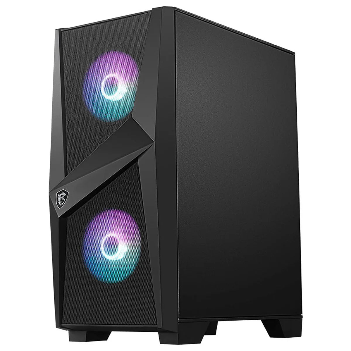 MSI MAG FORGE 100R | Noir. window. RGB — vue 3