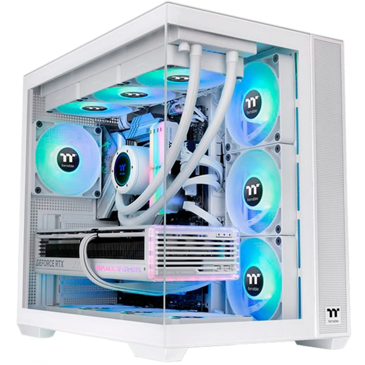 Thermaltake View 380 TG ARGB — Blanc — vue 8