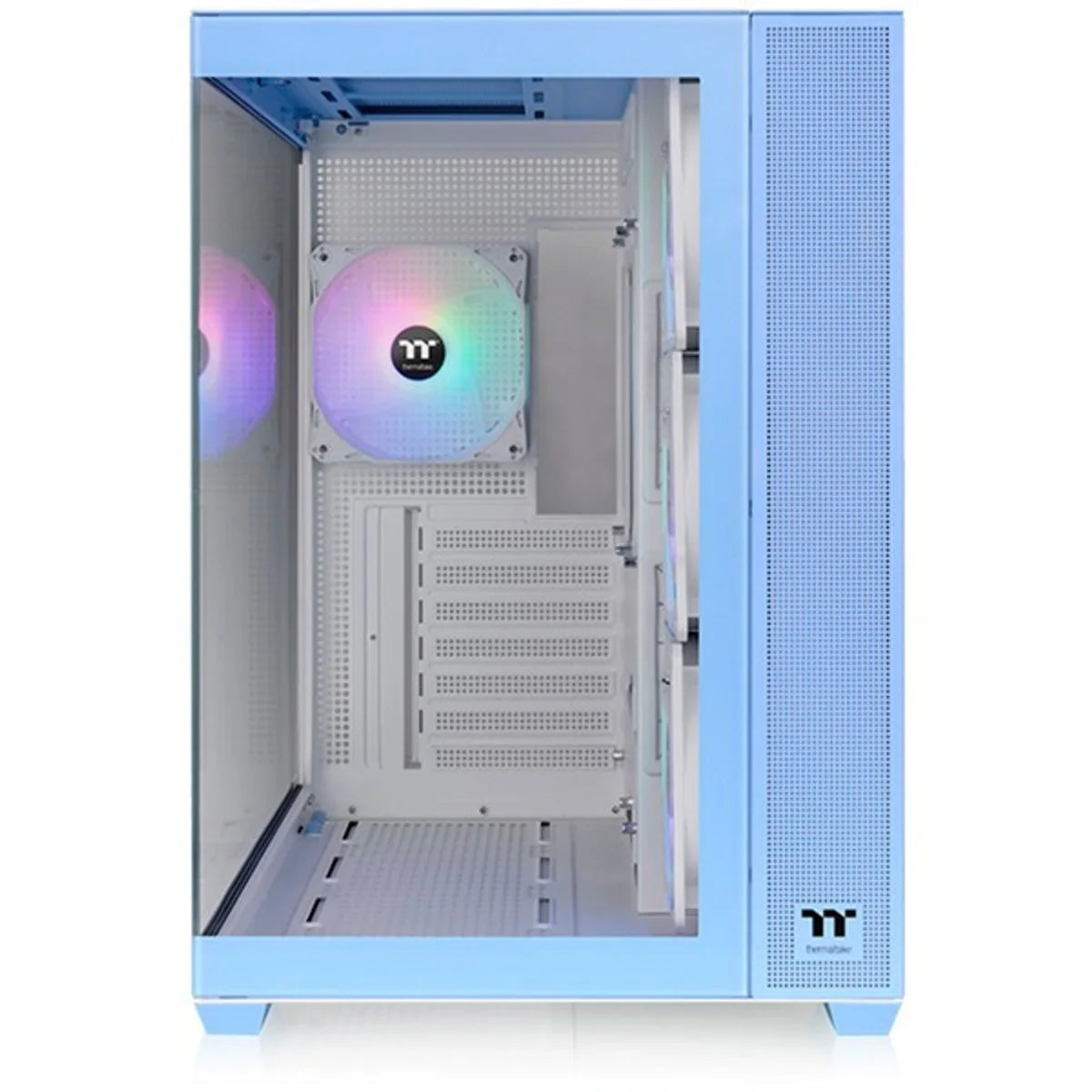 Thermaltake View 380 TG ARGB — Bleu hortensia — vue 3