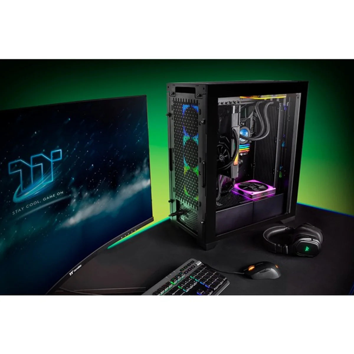 Thermaltake CTE T500 TG ARGB — Noir — vue 21