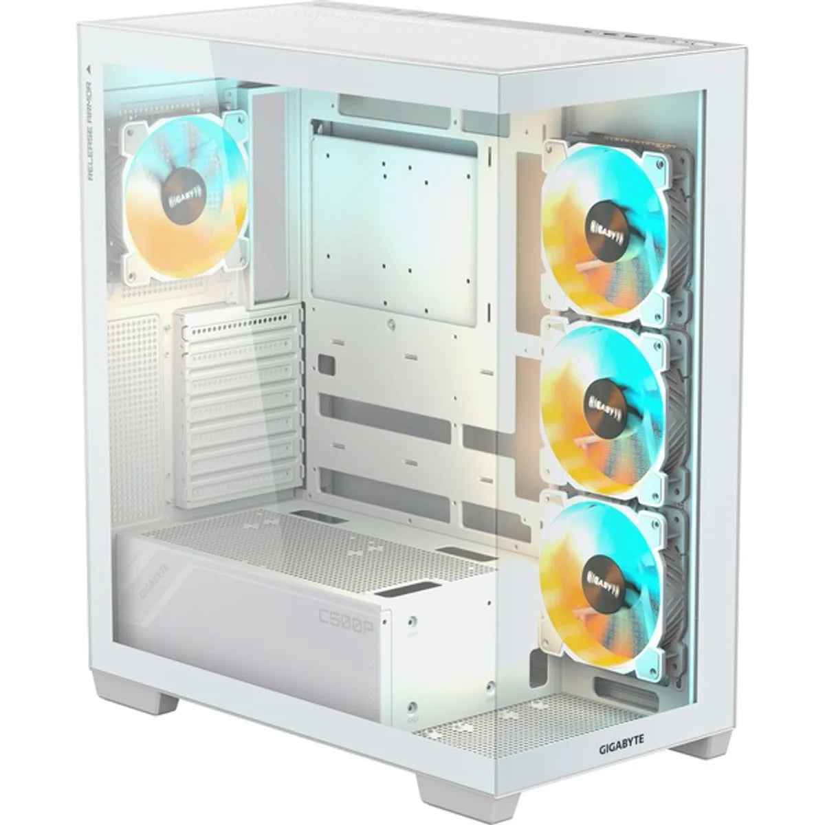 GIGABYTE GB-C500PI ST RGB Blanc — vue 2