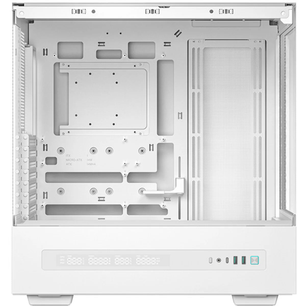 DeepCool CH690 DIGITAL Blanc — vue 3