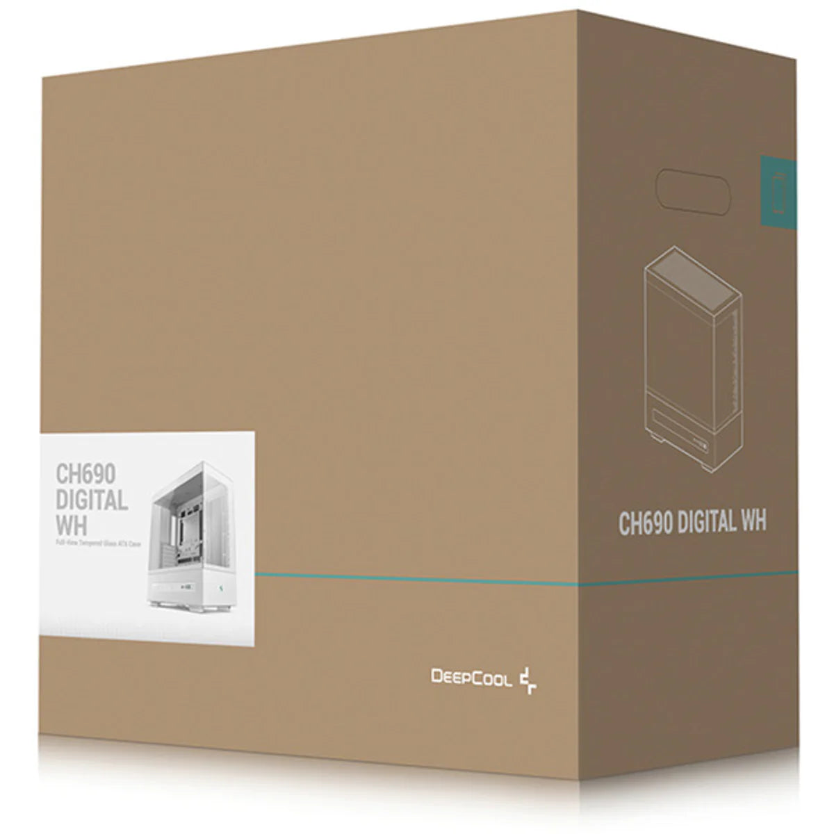DeepCool CH690 DIGITAL Blanc — vue 11