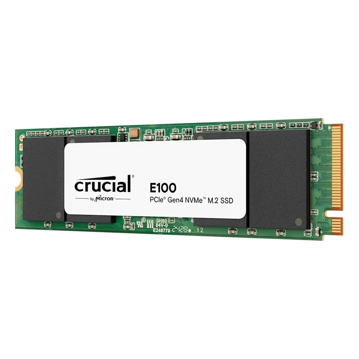 Crucial E100 1 To — SSD M.2 2280 — vue 3