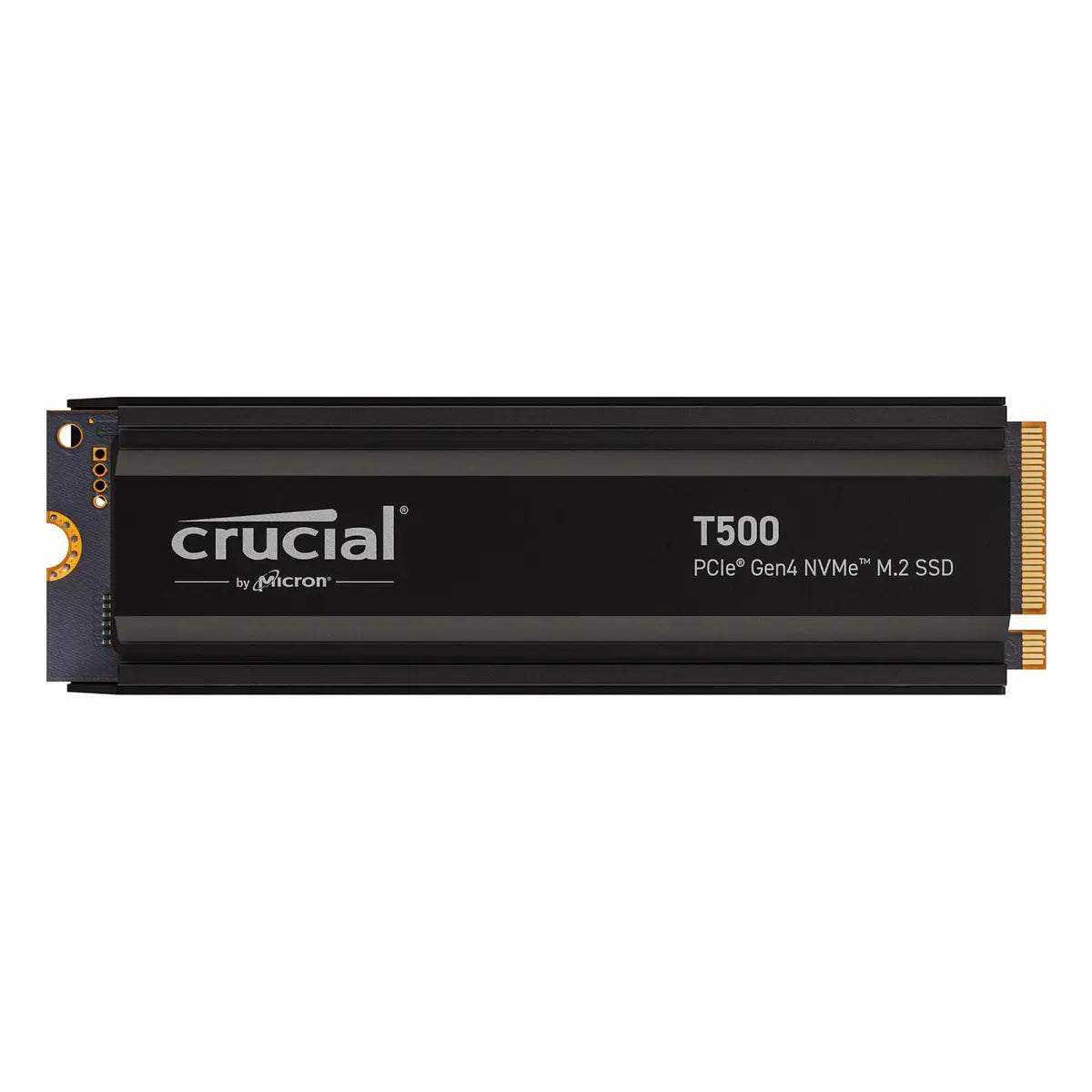Crucial T500 4 To — SSD M.2 2280 avec dissipateur — vue 1