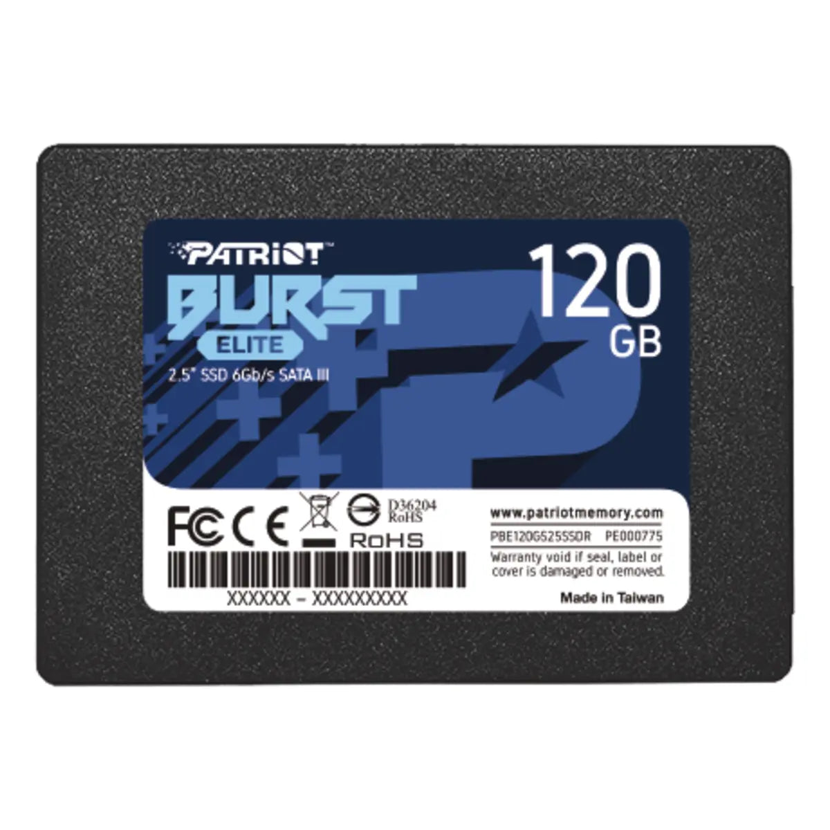 Patriot Burst Elite 120 Go — SSD 2,5 pouces — vue 1