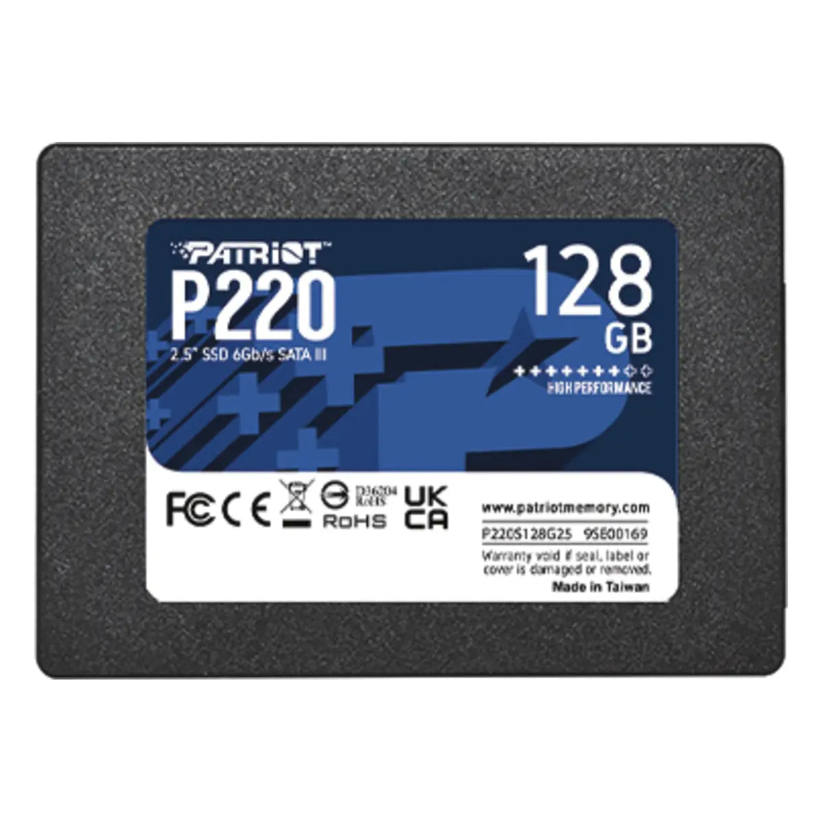 Patriot P220 128 Go — SSD 2,5 pouces — vue 1