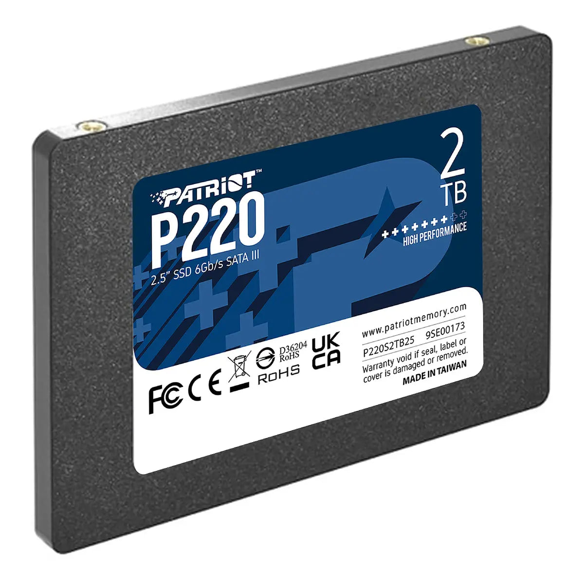 Patriot P220 2 To — SSD 2,5 pouces — vue 13