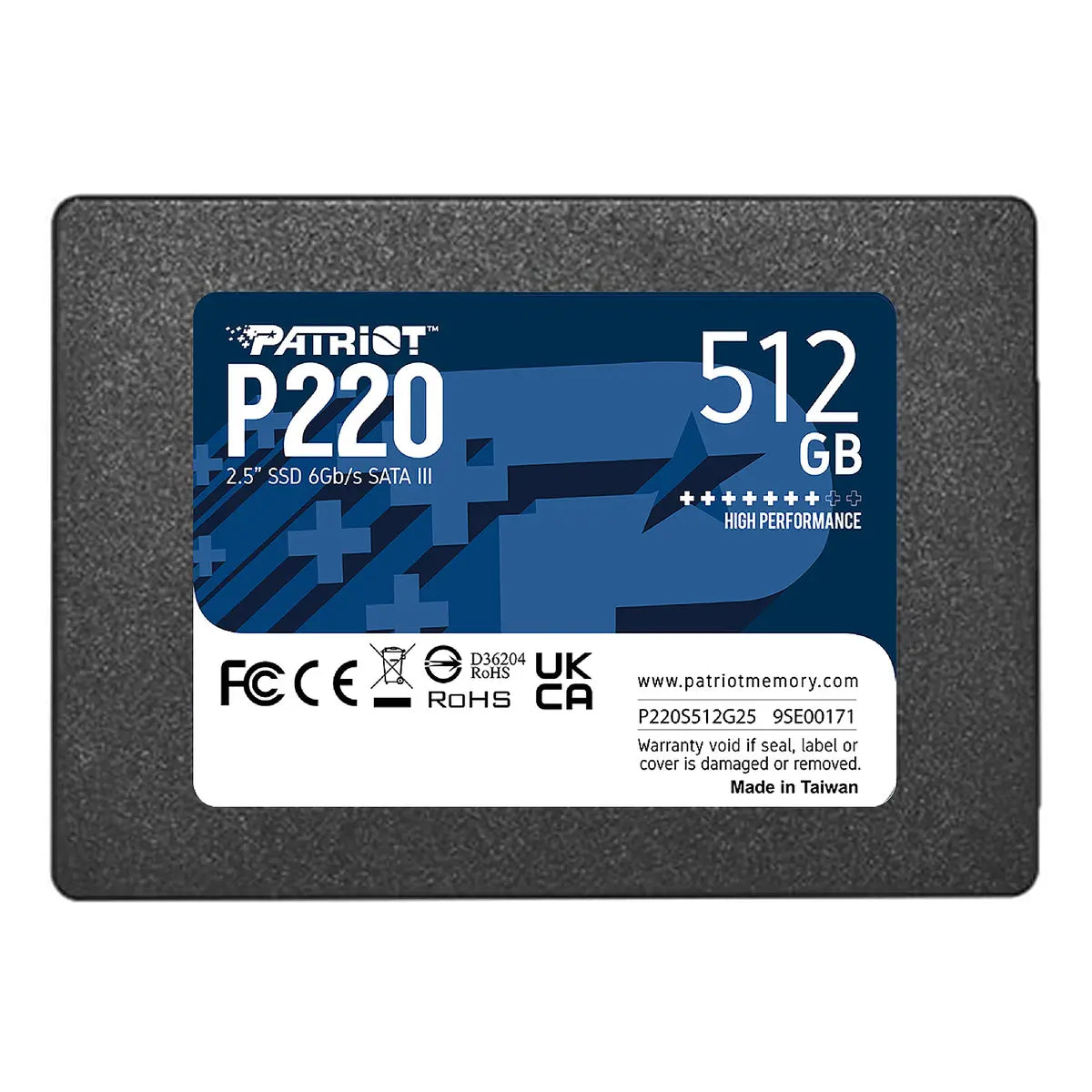 Patriot P220 512 Go — SSD 2,5 pouces — vue 9