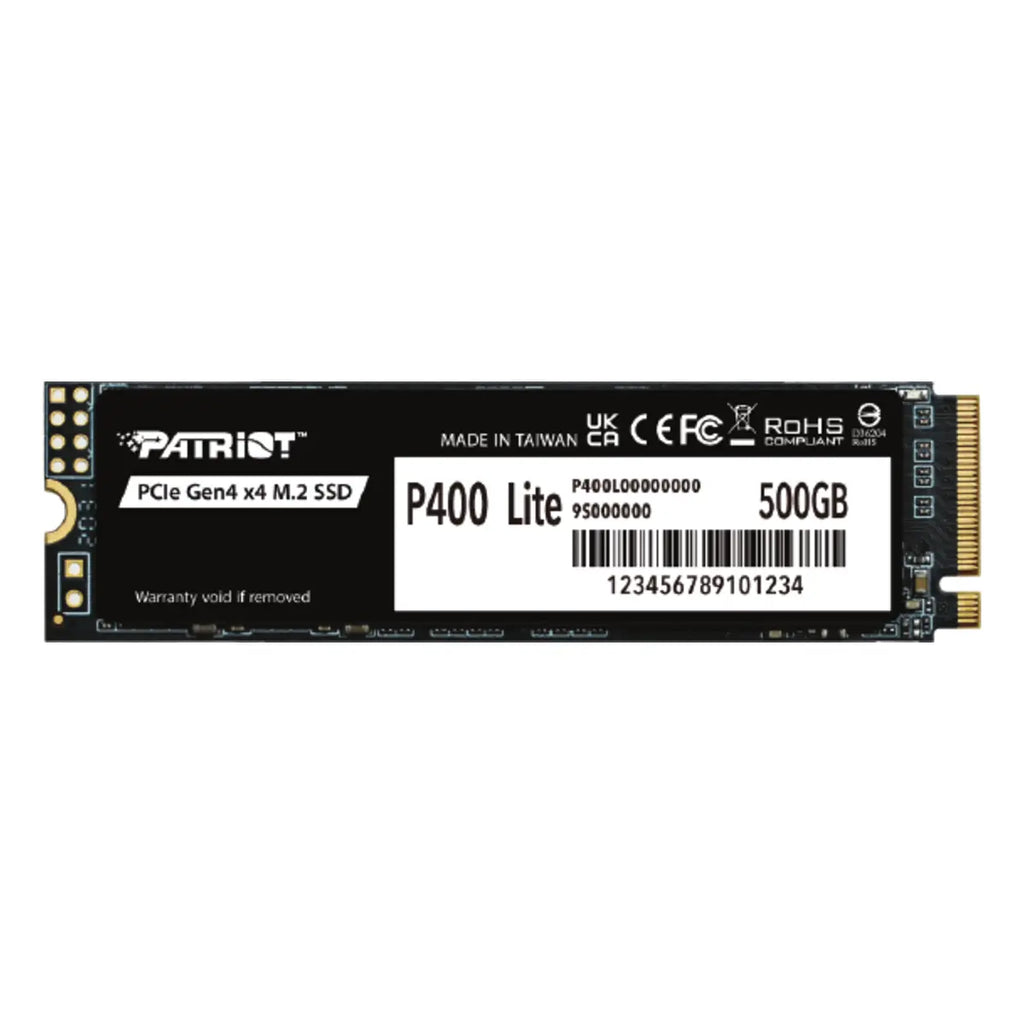 Patriot P400 Lite 500 Go — SSD M.2 2280 — vue 3