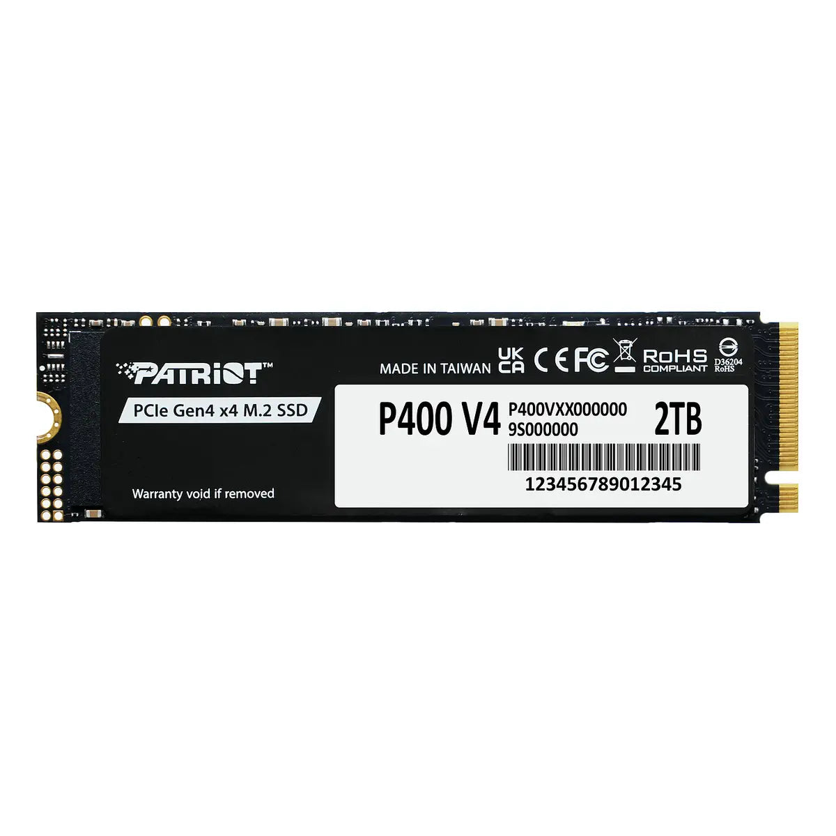Patriot P400 V4 2 To — SSD M.2 2280 — vue 11
