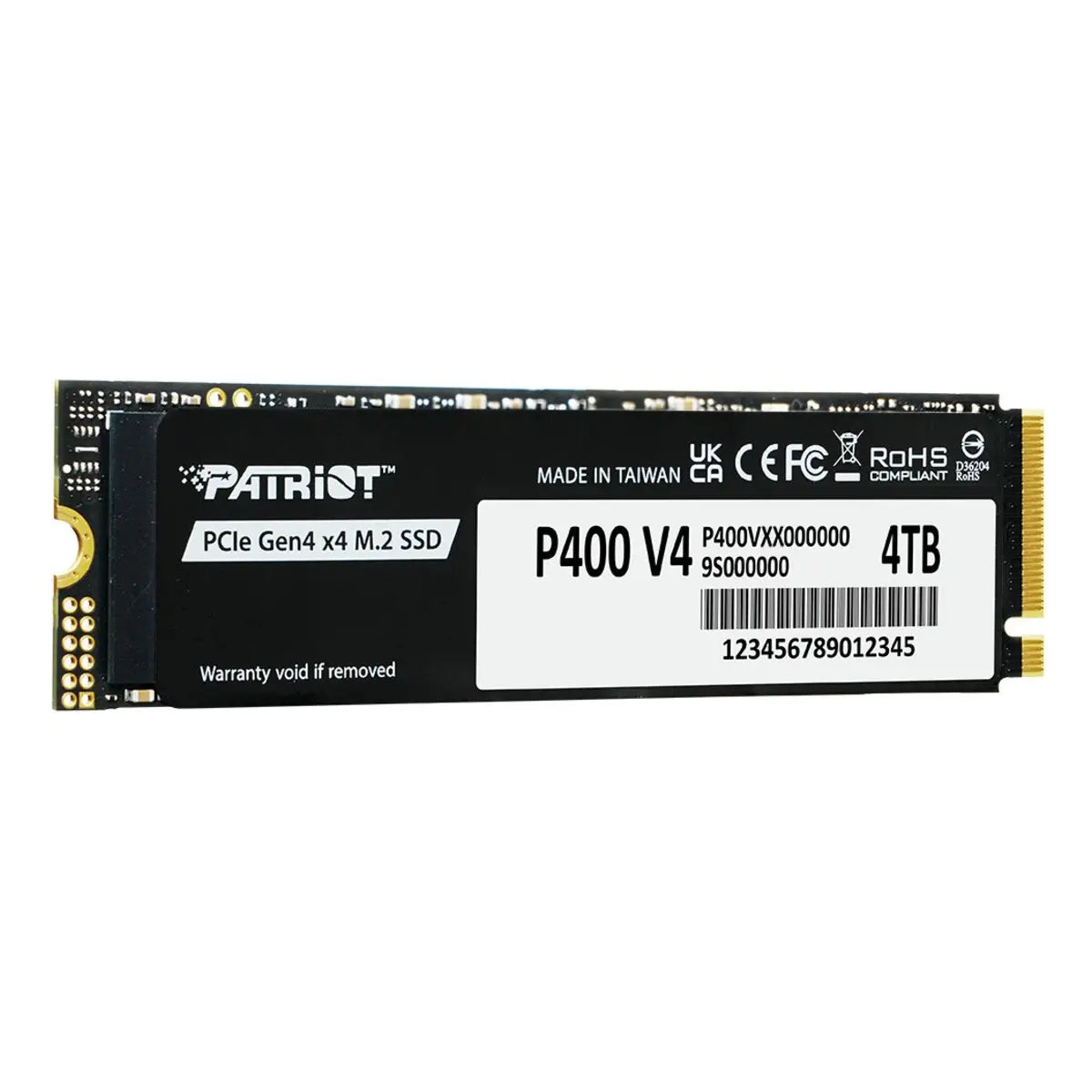 Patriot P400 V4 4 To — SSD M.2 2280 — vue 4