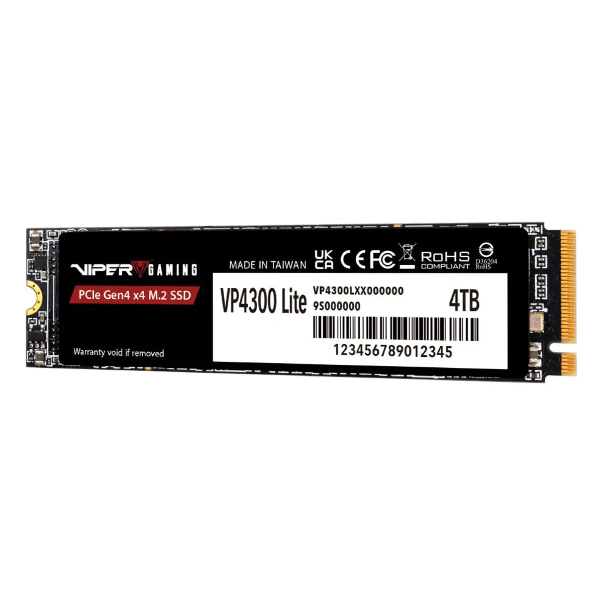 Patriot Viper VP4300 Lite 4 To — SSD M.2 2280 — vue 3