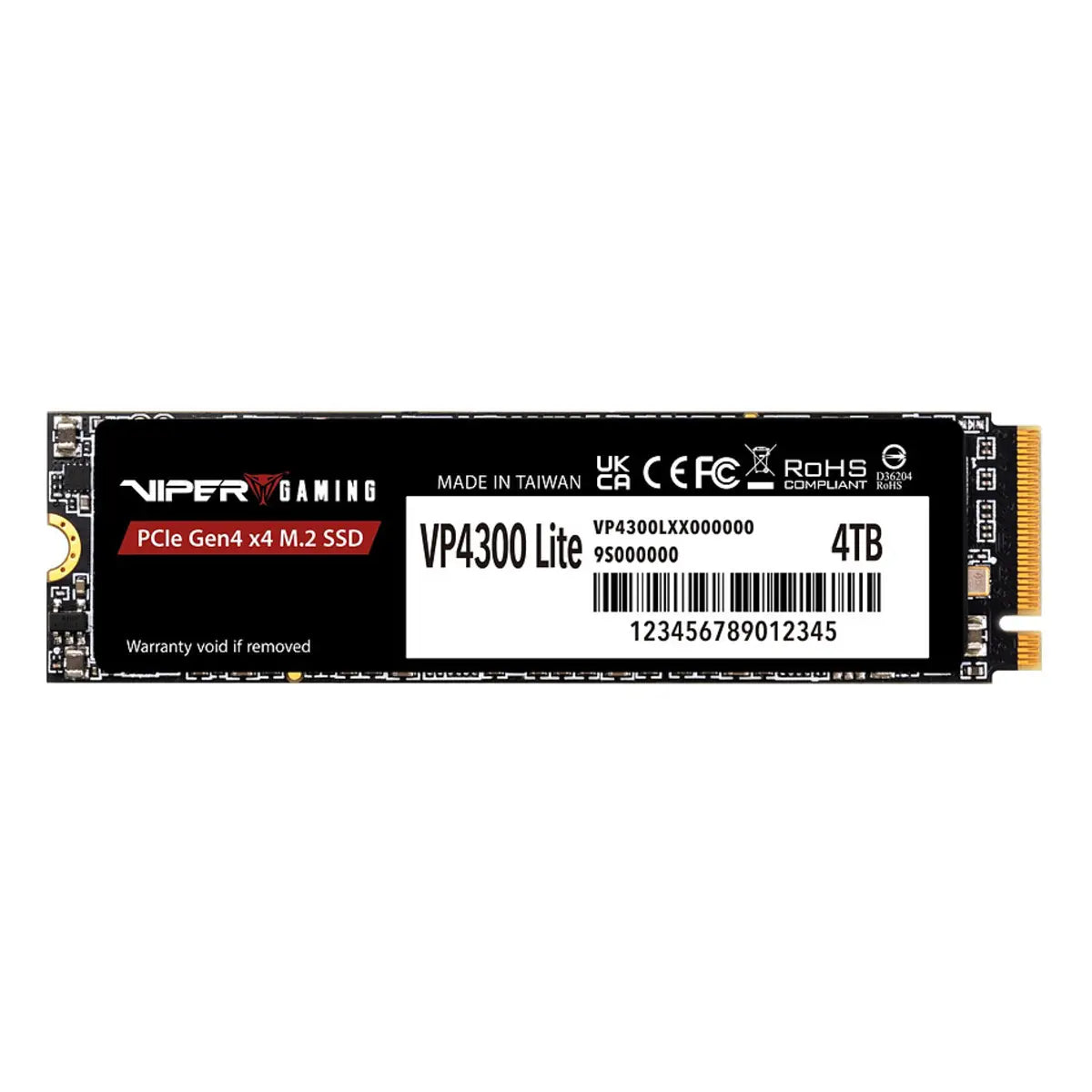 Patriot Viper VP4300 Lite 4 To — SSD M.2 2280 — vue 8