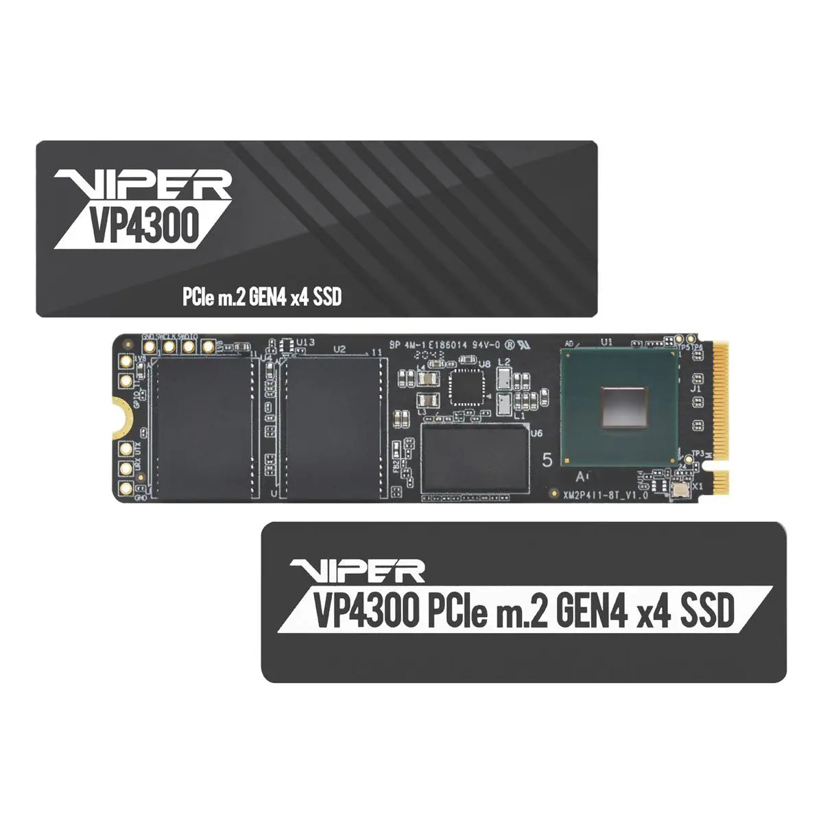 Patriot Viper VP4300 — SSD M.2 2280 — vue 3