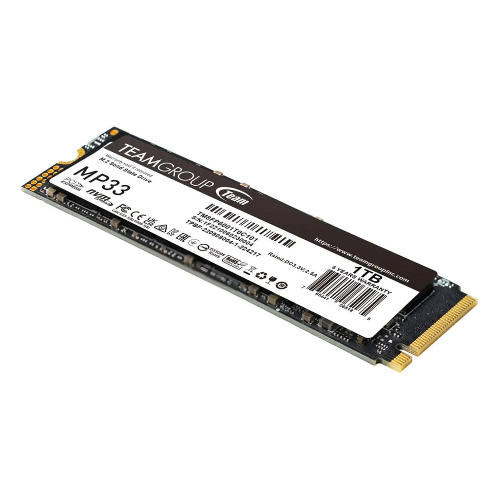 TeamGroup MP33 1 To — SSD M.2 2280 — vue 3