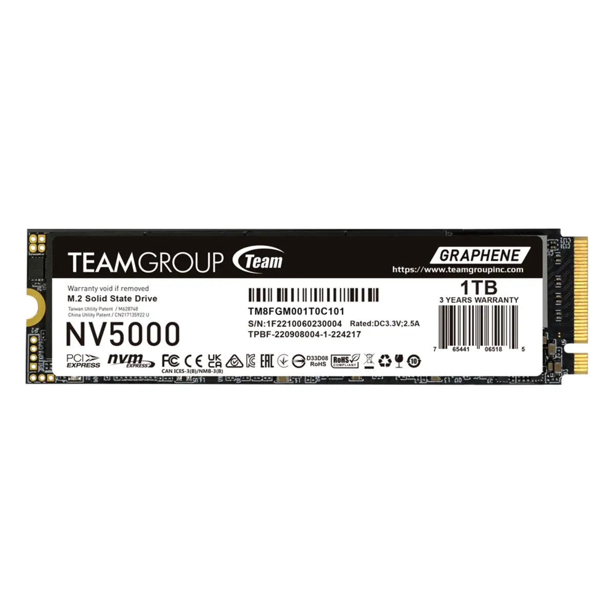 TeamGroup NV5000 1 To — SSD M.2 2280 — vue 5