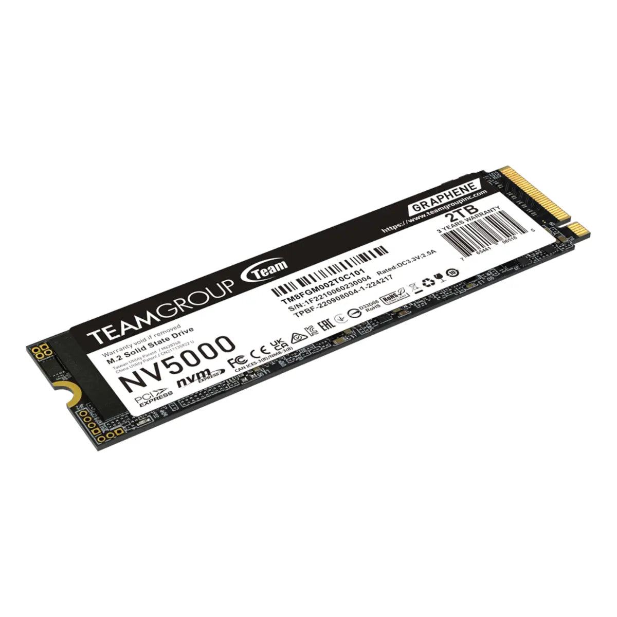TeamGroup NV5000 2 To — SSD M.2 2280 — vue 4