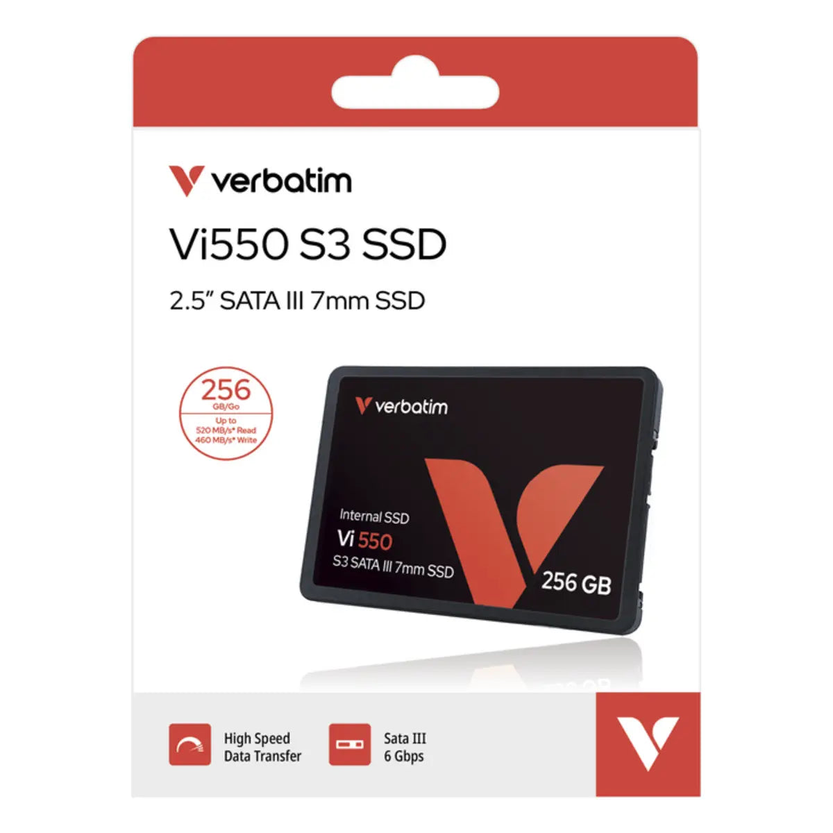 Verbatim Vi550 S3 256 Go — SSD 2,5 pouces — vue 6