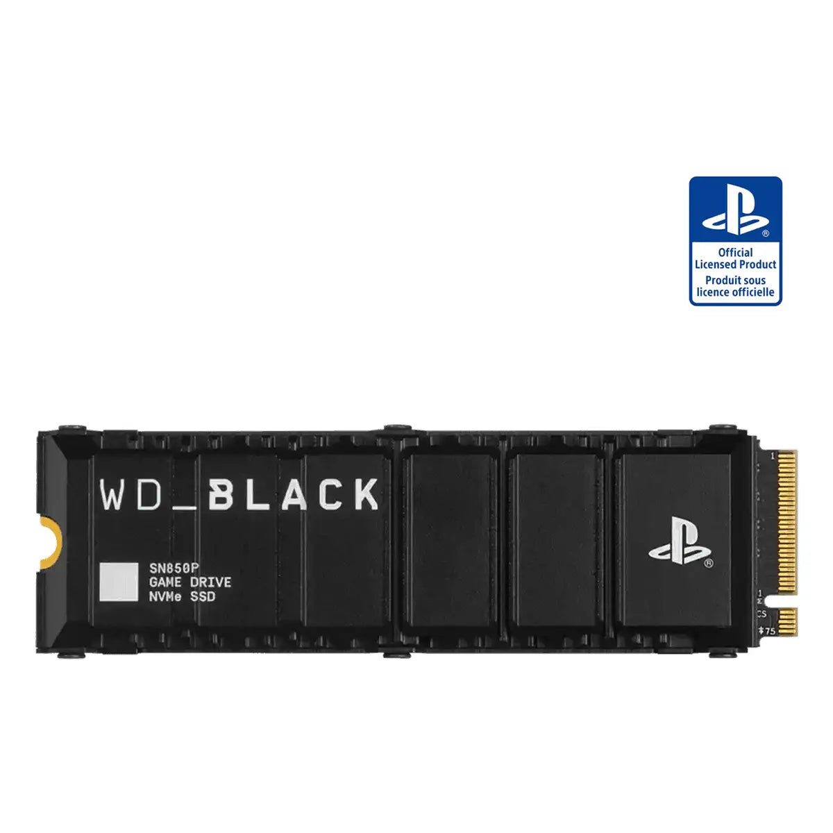 Western Digital WD_BLACK SN850P — SSD M.2 2280 avec dissipateur — vue 1