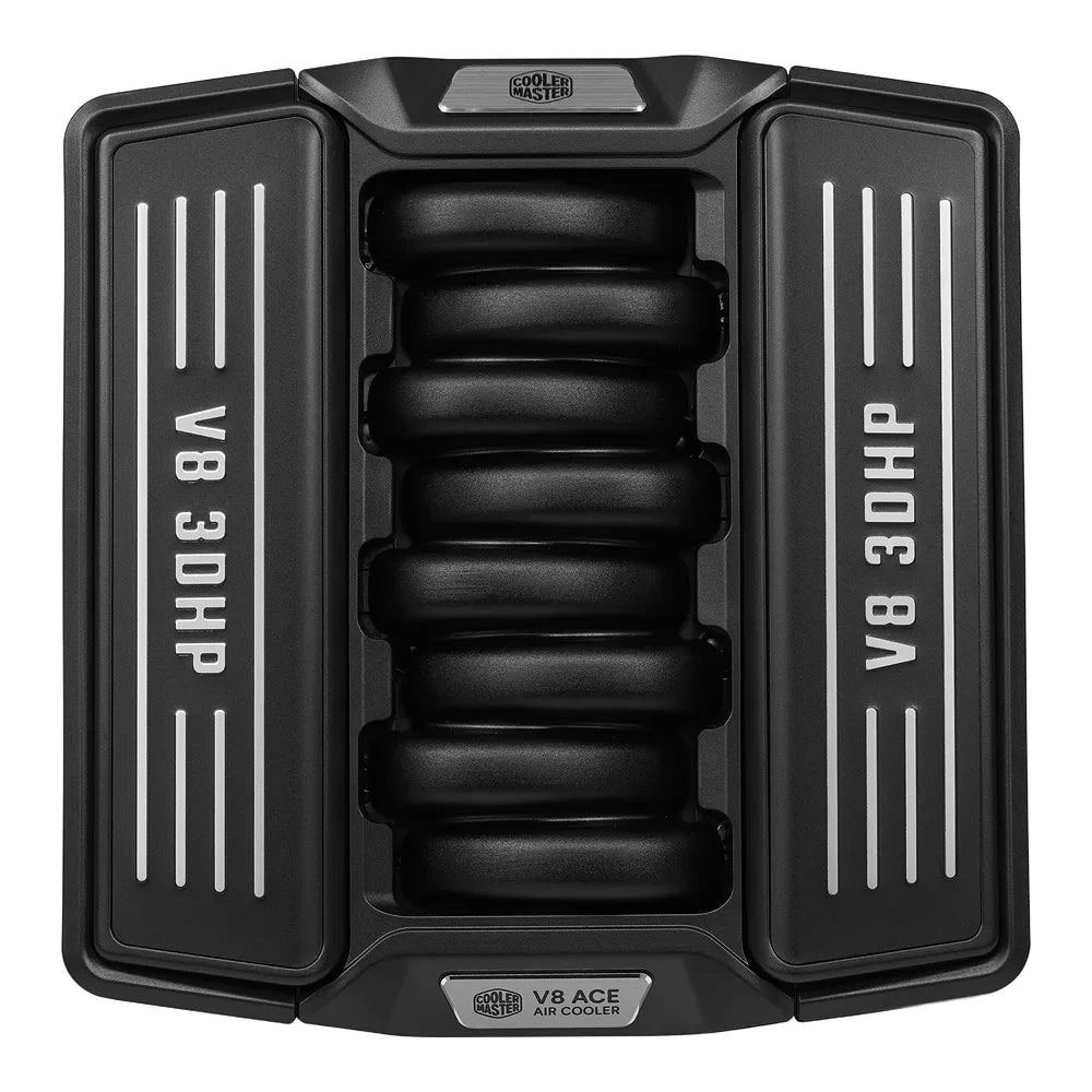 Cooler Master V8 Ace 3DHP AMD – Noir — vue produit 6 du ventirad CPU sur fond blanc — réf. MAM-T6HA-225PK-RB
