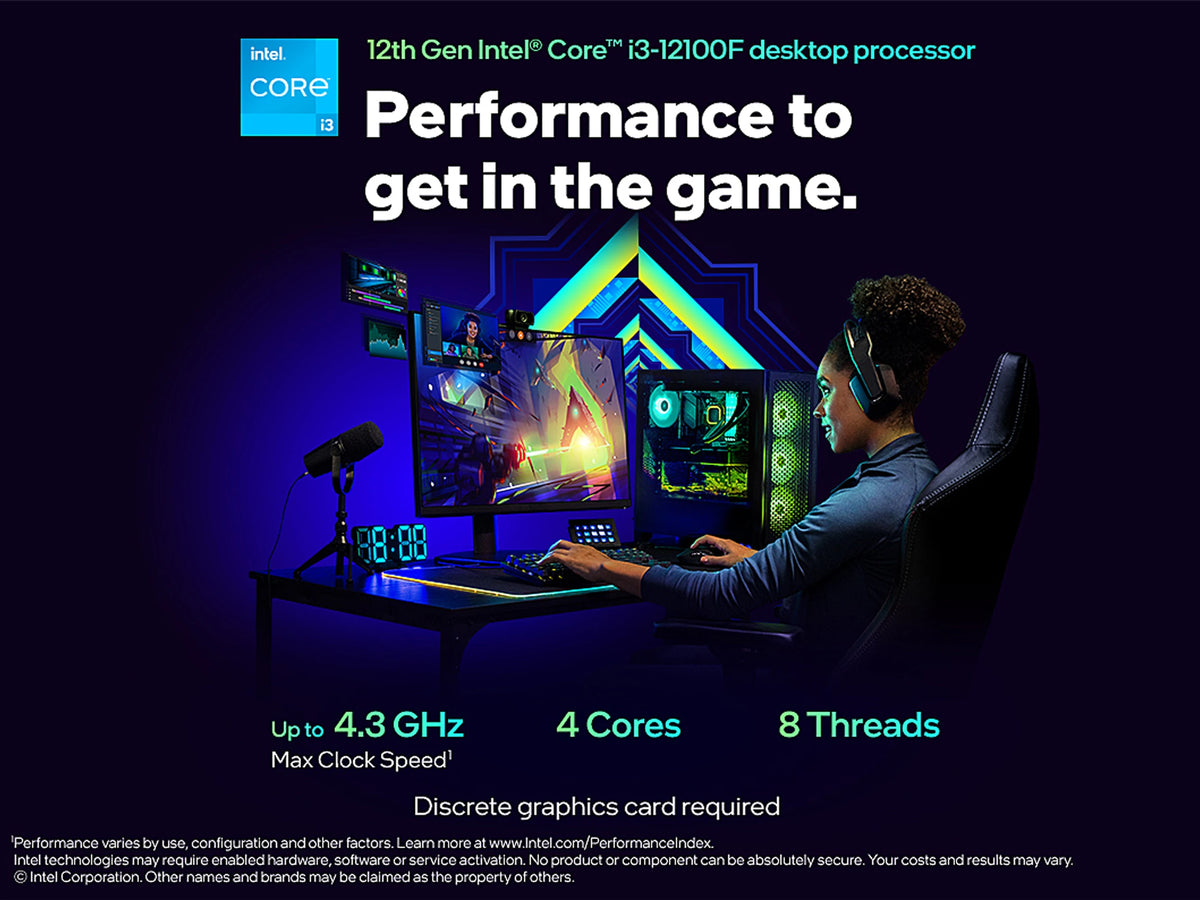 Intel Core i3-12100F – processeur Intel LGA1700, vue produit 9