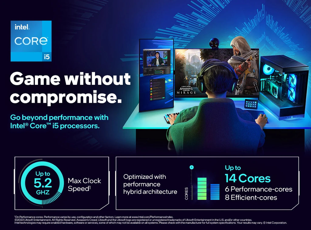 Intel Core i5-14400F – processeur Intel LGA1700, vue produit 3