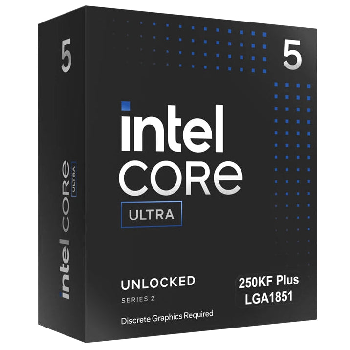 Intel Core Ultra 5 250KF Plus – processeur Intel LGA1851, vue principale