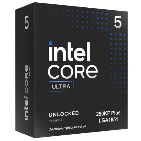 Intel Core Ultra 5 250KF Plus – processeur Intel LGA1851, vue principale