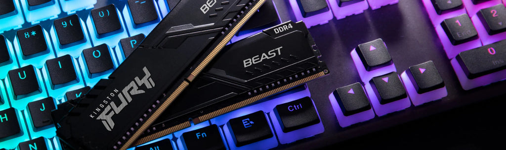 Kingston FURY Beast 16 Go (2×8 Go) DDR4-3200 CL16 Noir — KF432C16BBK2/16 – Kingston FURY Beast DDR4 pour une mise à niveau mémoire performante