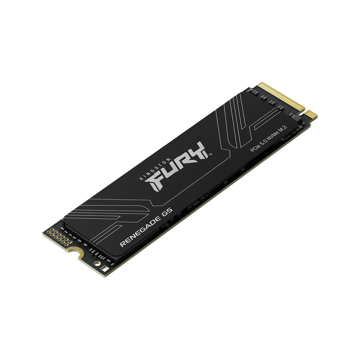 Kingston FURY Renegade G5 4 To — vue produit 3 du SSD sur fond blanc carré — réf. SFYR2S/4T0
