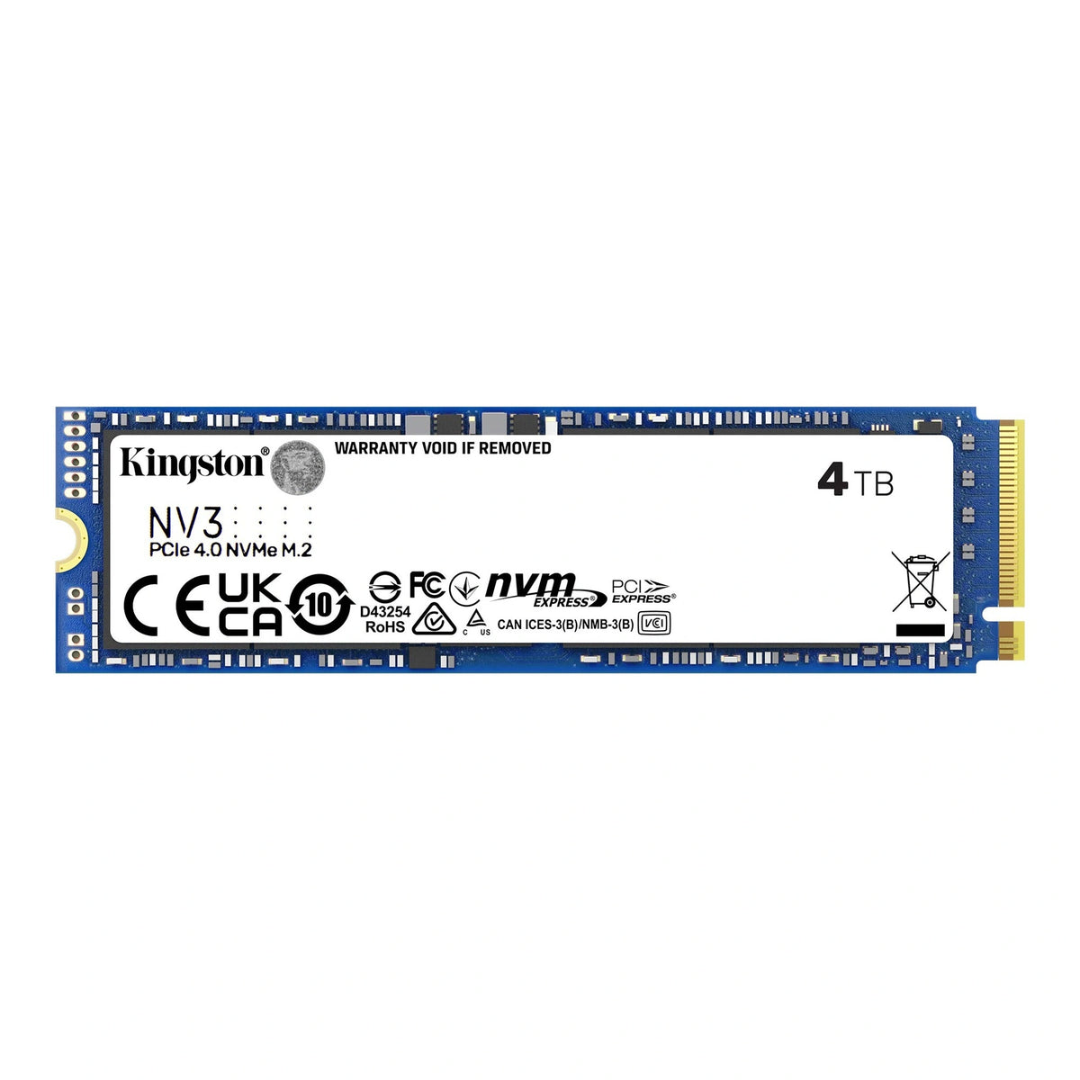 Kingston NV3 4 To SSD M.2 NVMe SNV3S/4000G