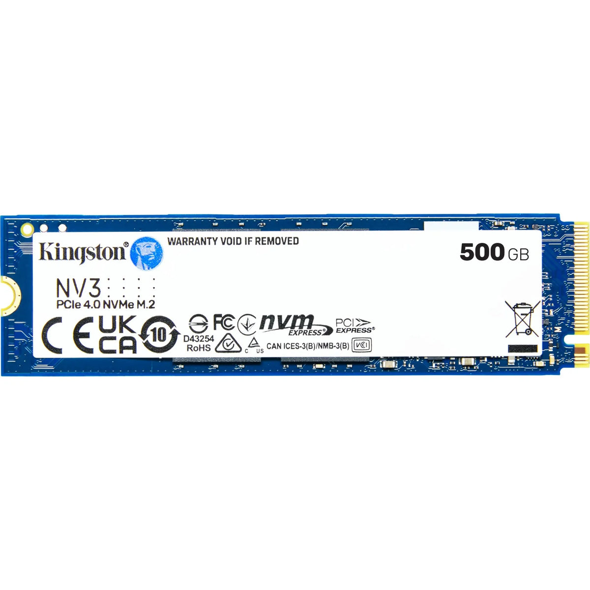 Kingston NV3 500 Go SSD M.2 NVMe SNV3S/500G