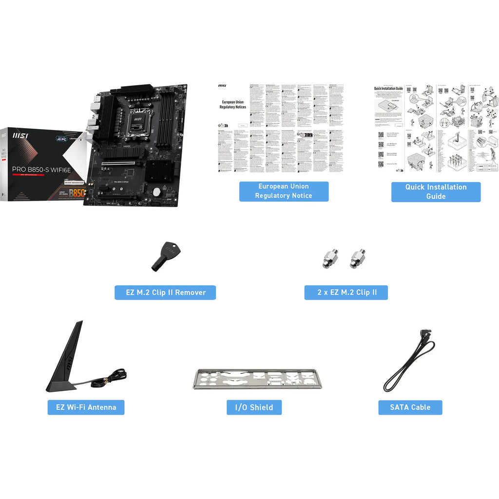 MSI PRO B850-S WIFI6E
