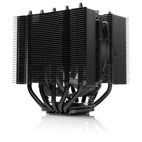 Noctua NH-D12L chromax.black — vue principale du ventirad CPU sur fond blanc — réf. NH-D12L CHROMAX.BLACK